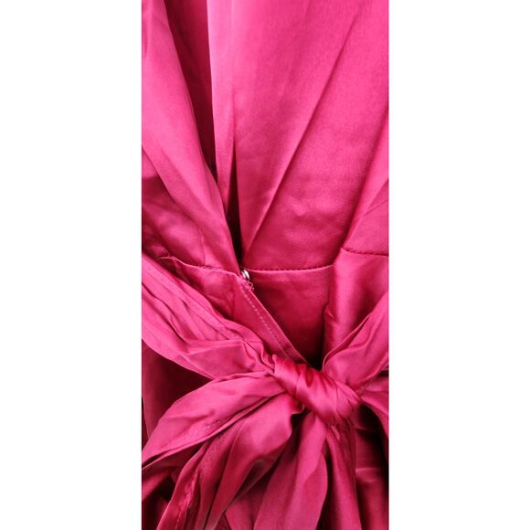 New NWT Petal‎ + Pup Aydin Wrap Top Size XL Magenta Red Pink - Picture 10 of 13